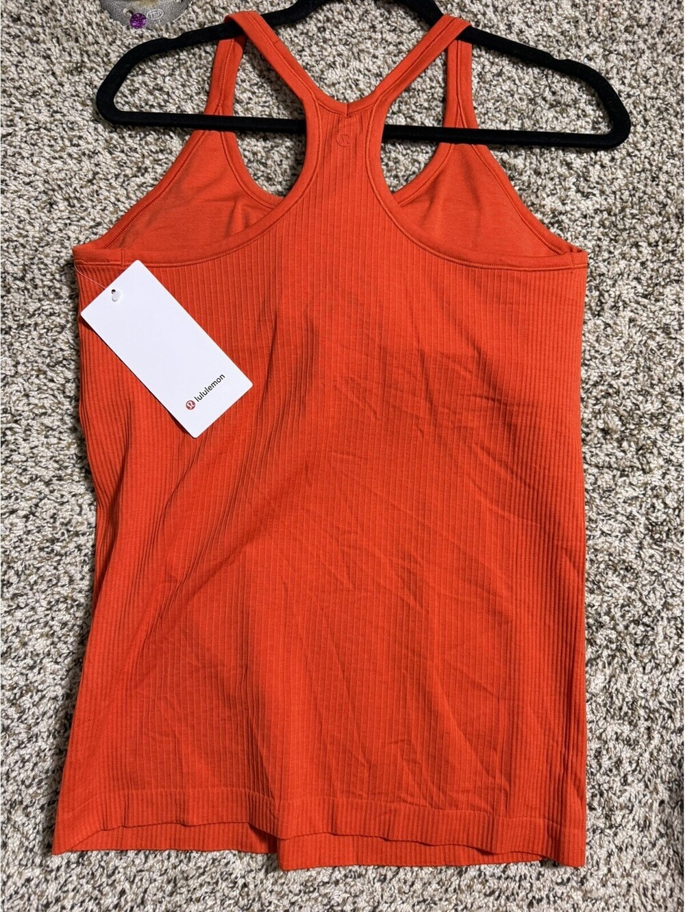 NWT Lululemon Ebb to Street Tank - Size 12 - Cherry Ember [COPY] [COPY] - Picture 5 of 5